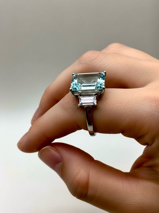 Jewelry - STAINLESS STEEL SEA BLUE RING